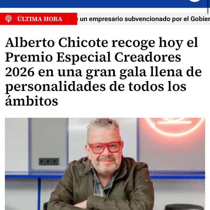 Publicación de Alberto Chicote en Instagram (24 jun 2026)