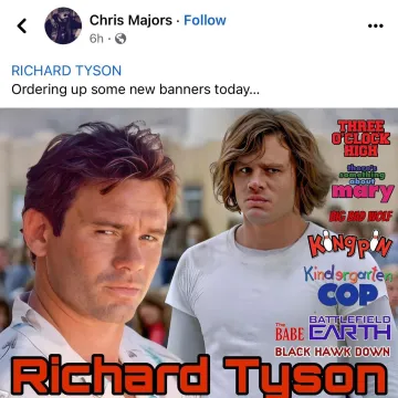 Publicación de Richard Tyson en Instagram (17 mar 2023)