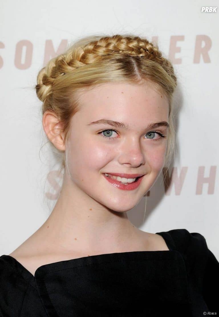 Elle Fanning con 12-13 años