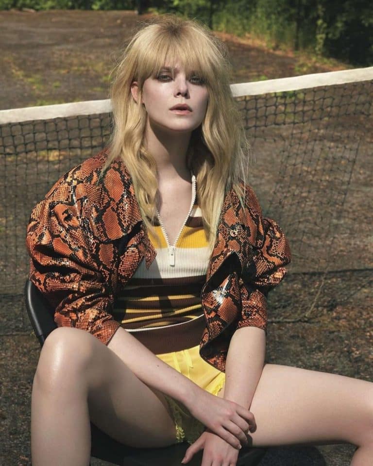 Elle Fanning con 19-20 años