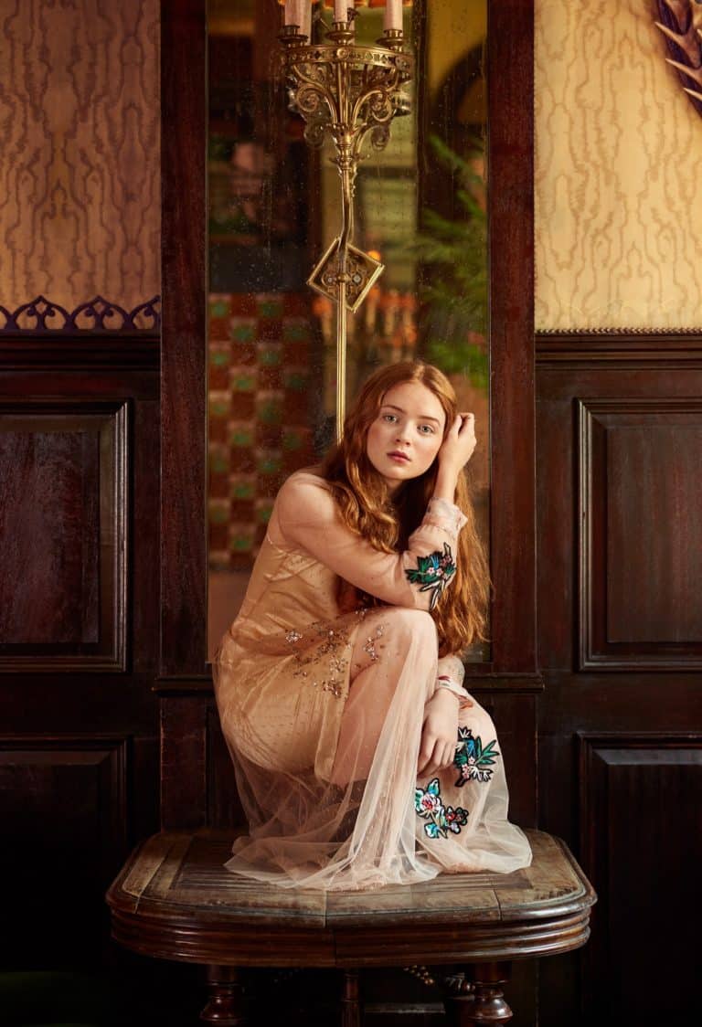 Sadie Sink con 14-15 años