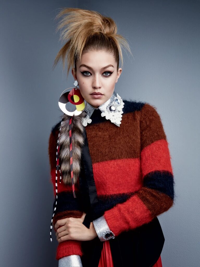 Gigi Hadid con 19-20 años