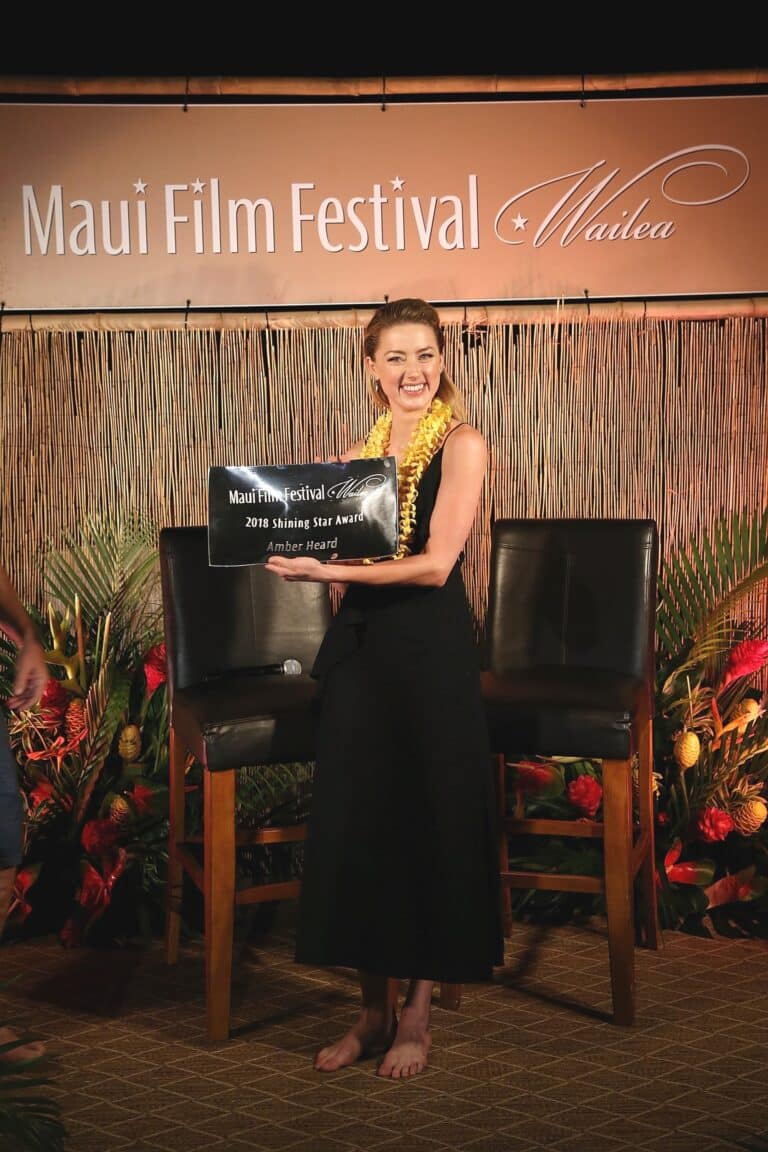 Amber Heard con 31-32 años